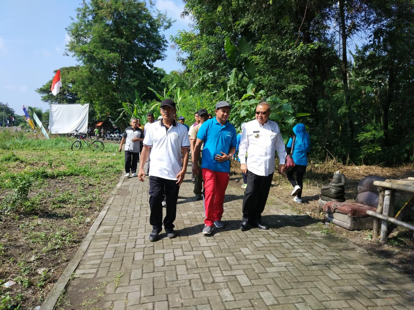 Rangkaian Kunjungan Bupati Bantul di Desa Ngestiharjo