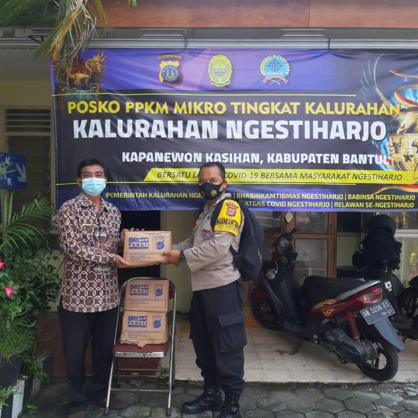 Serah Terima Bantuan Dari Polda DIY