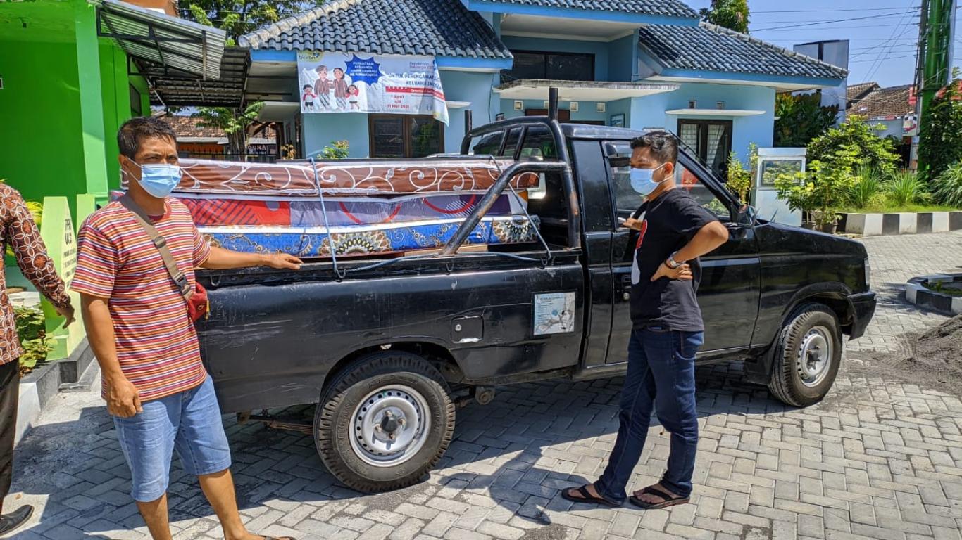Shelter Kalurahan Ngestiharjo Memperoleh Bantuan
