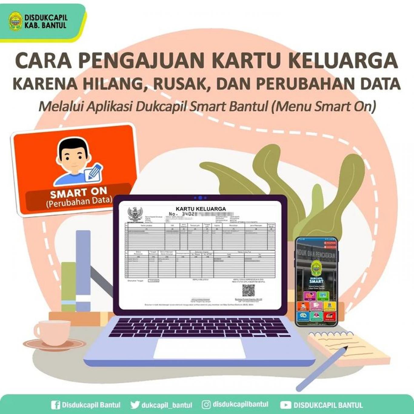 Cara mengajukan cetak KK melalui aplikasi Dukcapil Smart