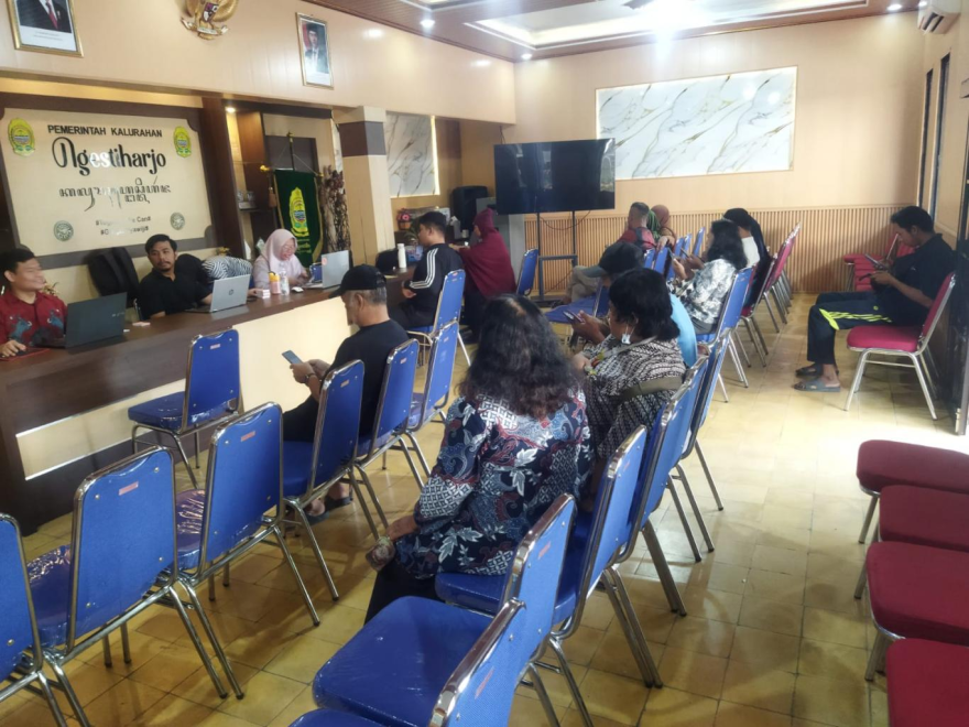 Aktivasi IKD di Kalurahan Ngestiharjo