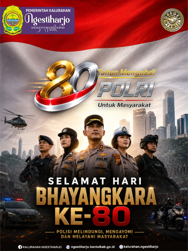 Selamat HUT Bhayangkara ke 80